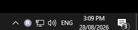 TYO Reach icon in the Windows system tray